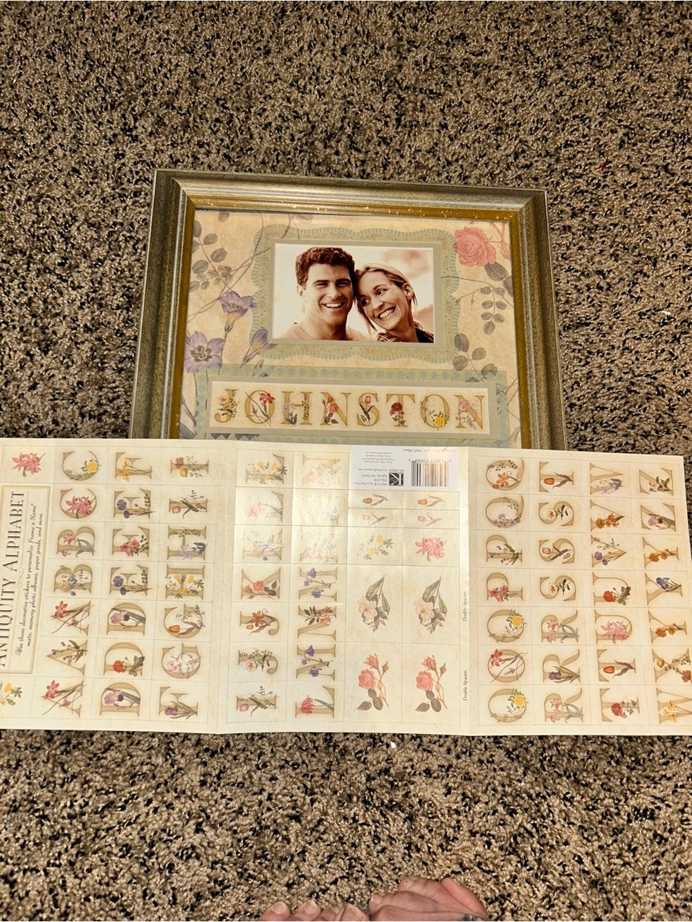 New K & Company Frame-A-Name Personalized Photo Frame Kit - Picture 2 of 5